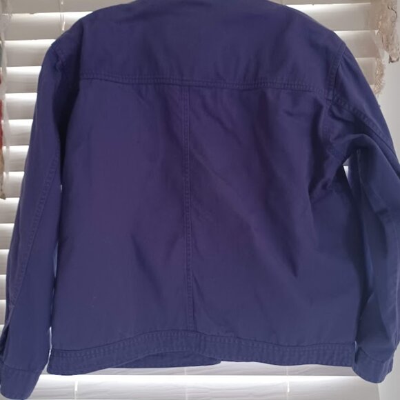 Mureli Women’s Medium Purple Embellished Jacket – Pearl & Rhinestone Denim Y2K - Picture 5 of 5